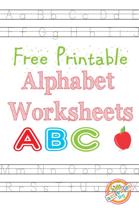 alphabet for preschoolers worksheets|100+ Free Alphabet Printables for Preschoolers.